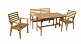 SET OF WOODEN TABLE